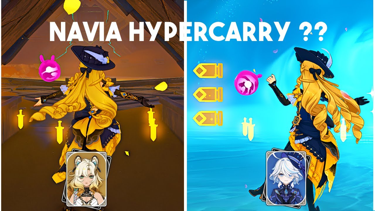 Best HYPERCARRY Teams For C0 Navia ?! ( Genshin Impact )