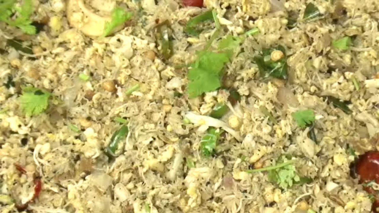 how to cook Delicious crab shell less meat - crab meat recipe - crab fried rice