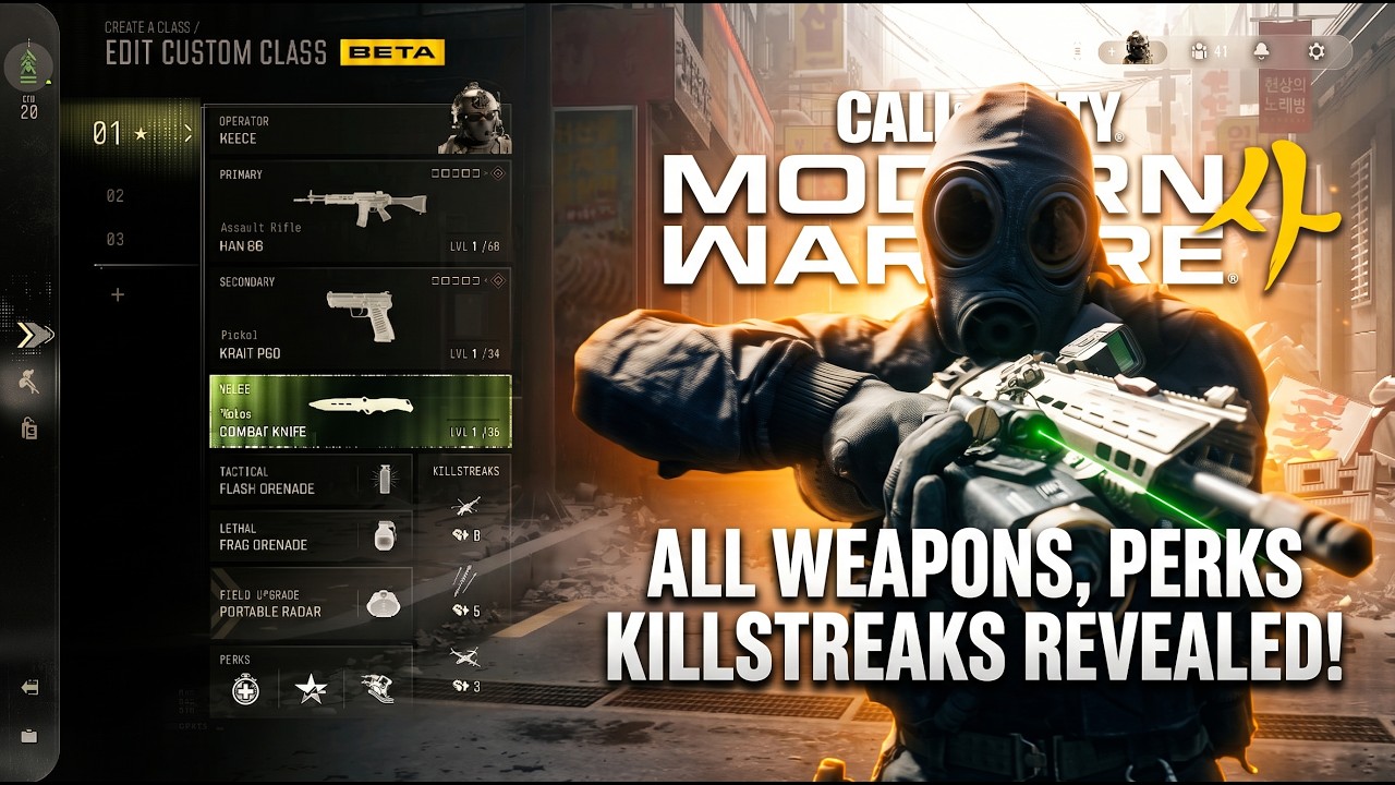 Call of Duty: Modern Warfare 4 | All Weapons, Perks, Killstreaks & More Revealed From Beta