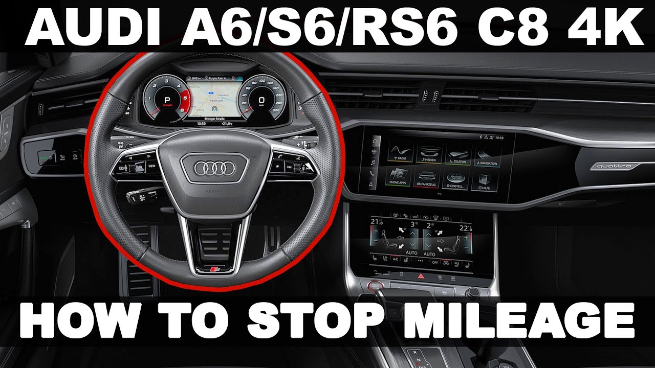 How To Stop Mileage | AUDI A6  S6 RS6 C8 4K 2021 | DIY Install
