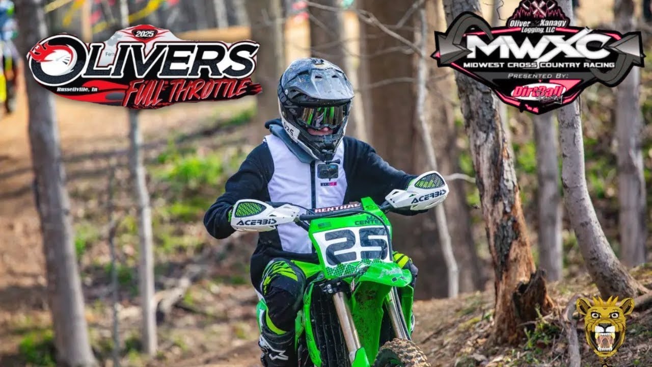 2025 MWXC Rd 3 Oliver's Full Throttle Youth Bike| Max Center Chin Cam