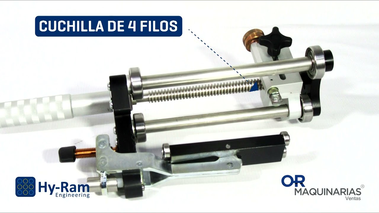 RASPADOR MECÁNICO DE TUBERIAS DE HDPE