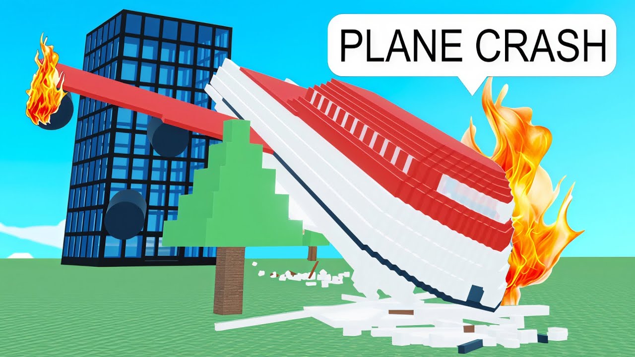 I Fly Planes BUT Keep CRASHING Into Blocks