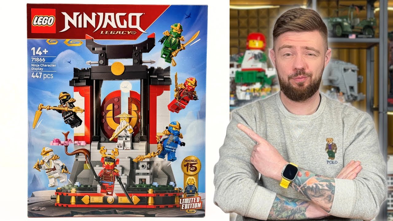 OZDOBA Z POSTACIAMI NINJA 15-LECIE 🥷 LEGO NINJAGO 71866 RECENZJA