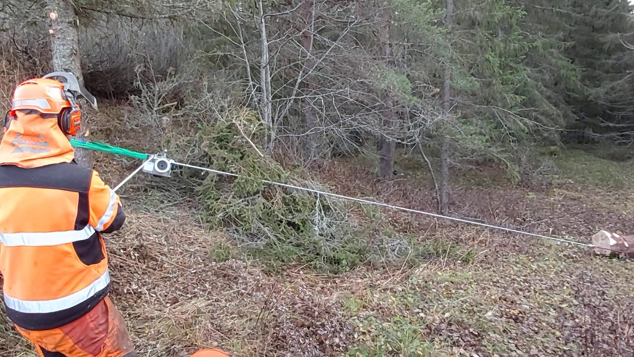 1. försök med EDER - vinschen typ 1800
