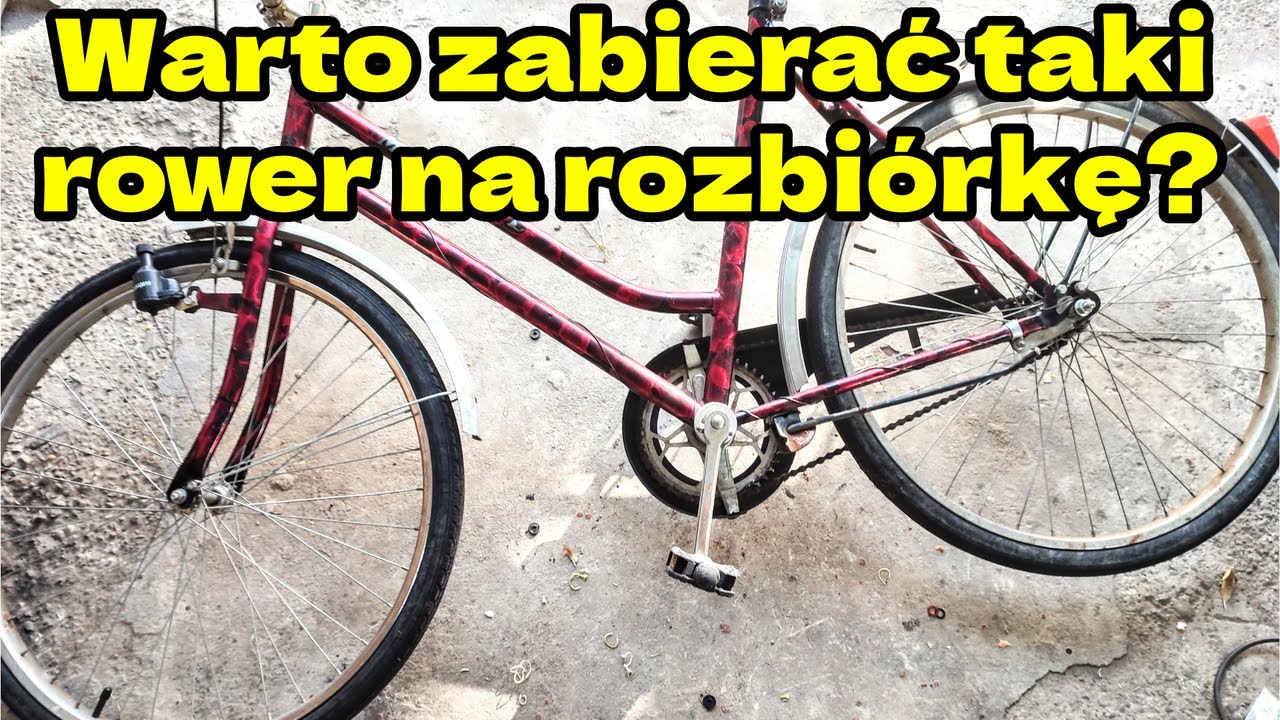 Czy opłaca się rozebrać rower na złom? kupić czy nie kupić i ile wazy rower?