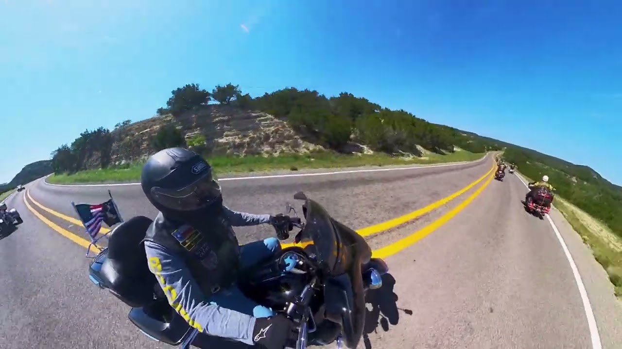 State Rally Ride Day 1. Morning ride from Bandera to Kerrville 2025