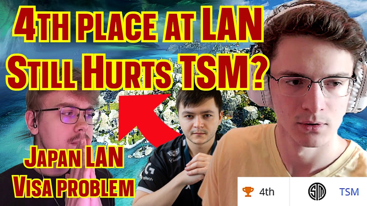 4th place at ALGS LAN Still Hurts TSM?😞 | Sweetdreams on JAPAN LAN visa Problem | Apex Legends