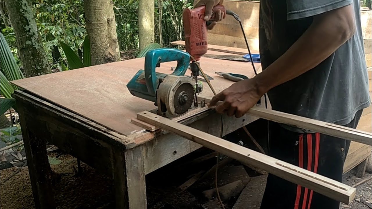 Akal akalan tukang kayu Memodifikasi mesin marble cutter
