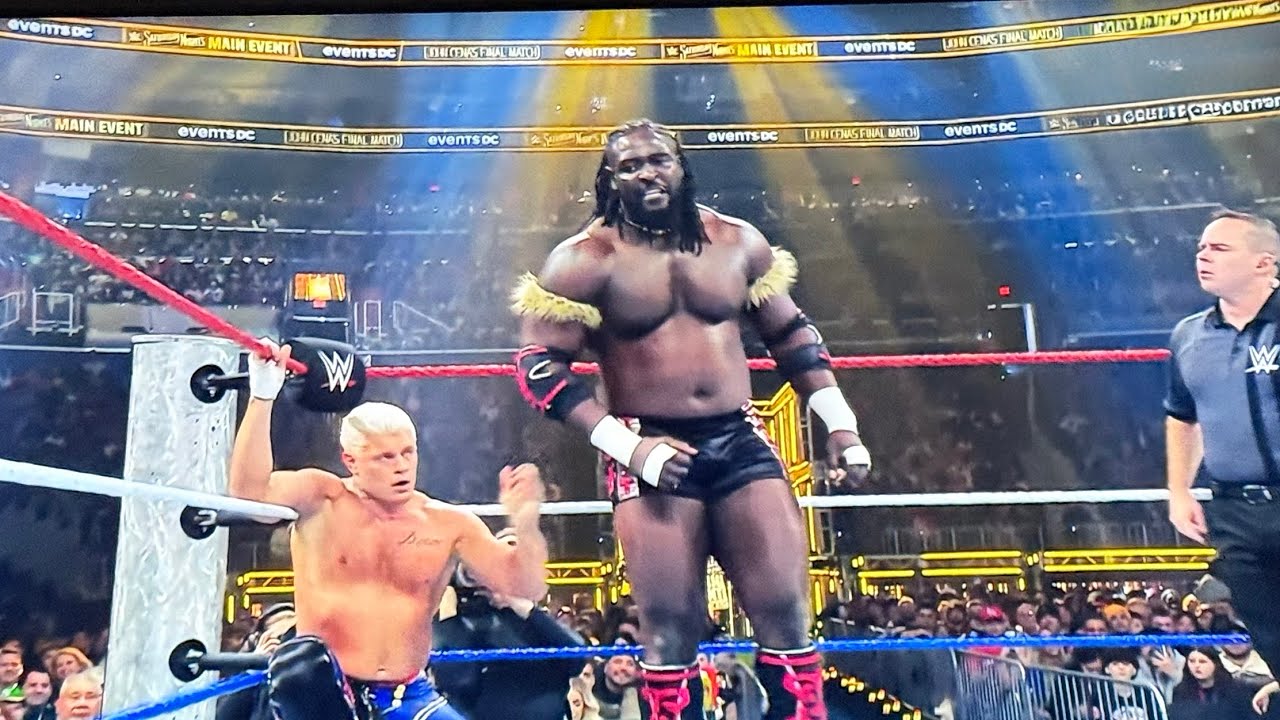 SATURDAY NIGHT'S MAIN EVENT: Cody Rhodes vs. Oba Femi (2025 full match