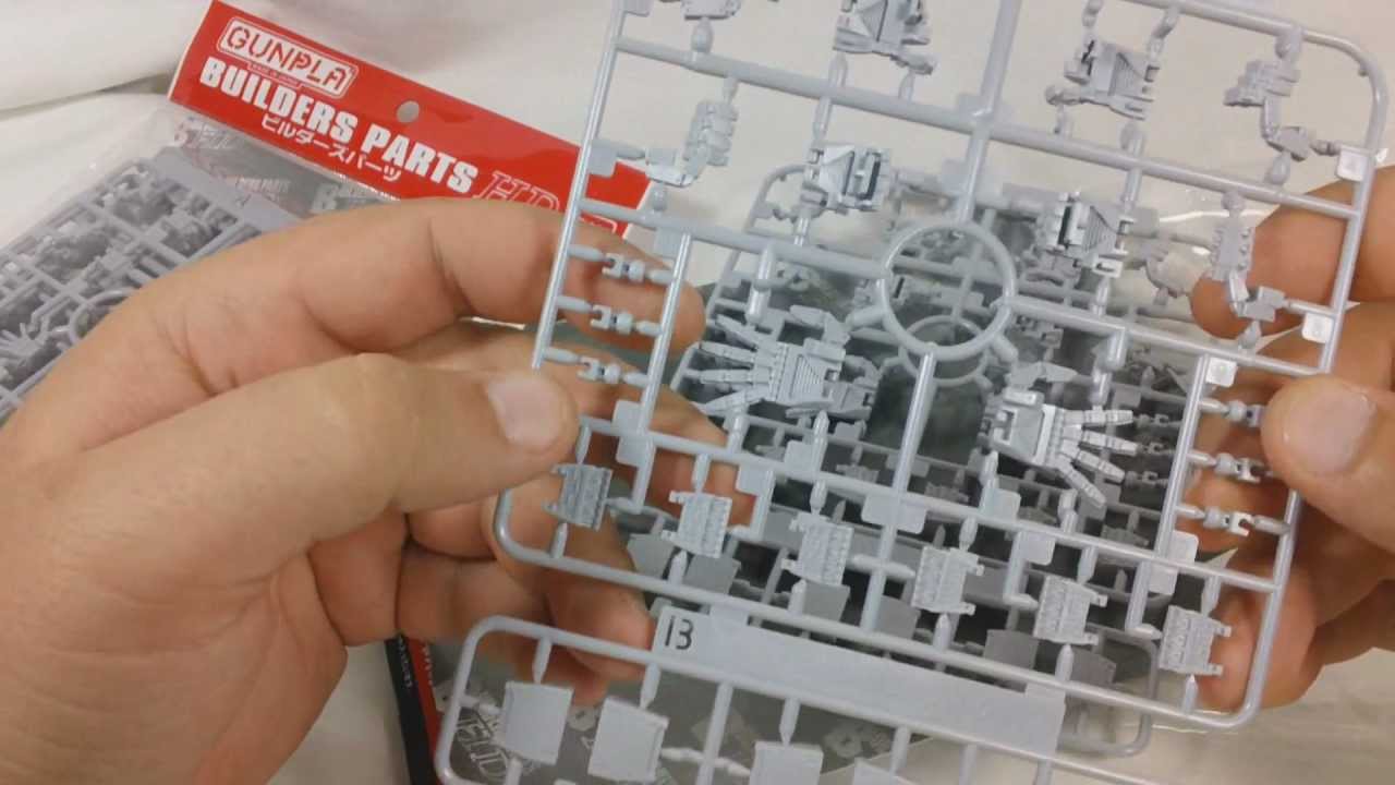 Gunpla Builders Parts - EFSF Hands 1/144 & 1/100 Review