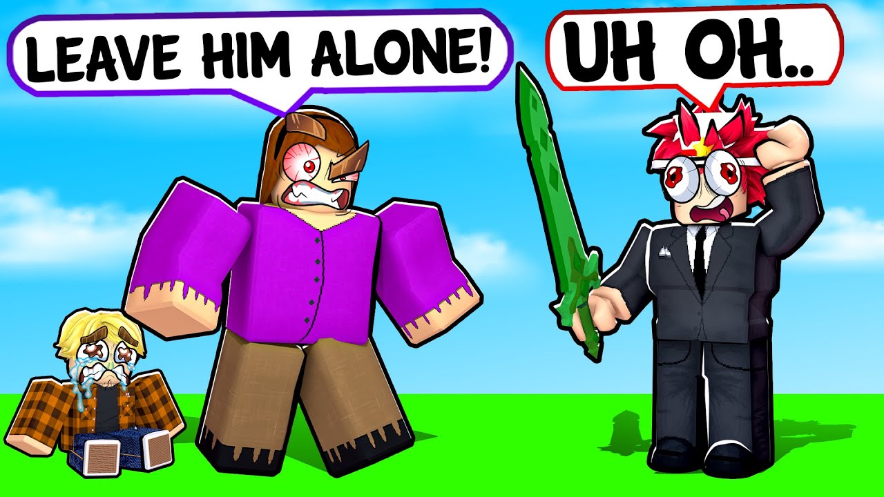 I Made A KID Mad, so the kids MOM Joined... (Roblox Bedwars)
