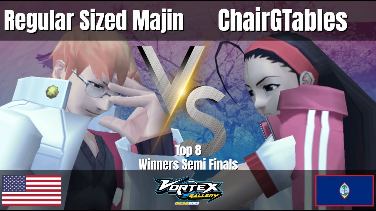 RegularSizedMajin (Kyosuke) vs ChairGTables (Chair)-Vortex Gallery 2023 Project Justice WinnersSemis
