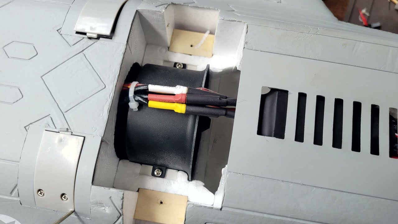 64mm F-22 V2 - 6S upgrade & first flight - 11-18-23