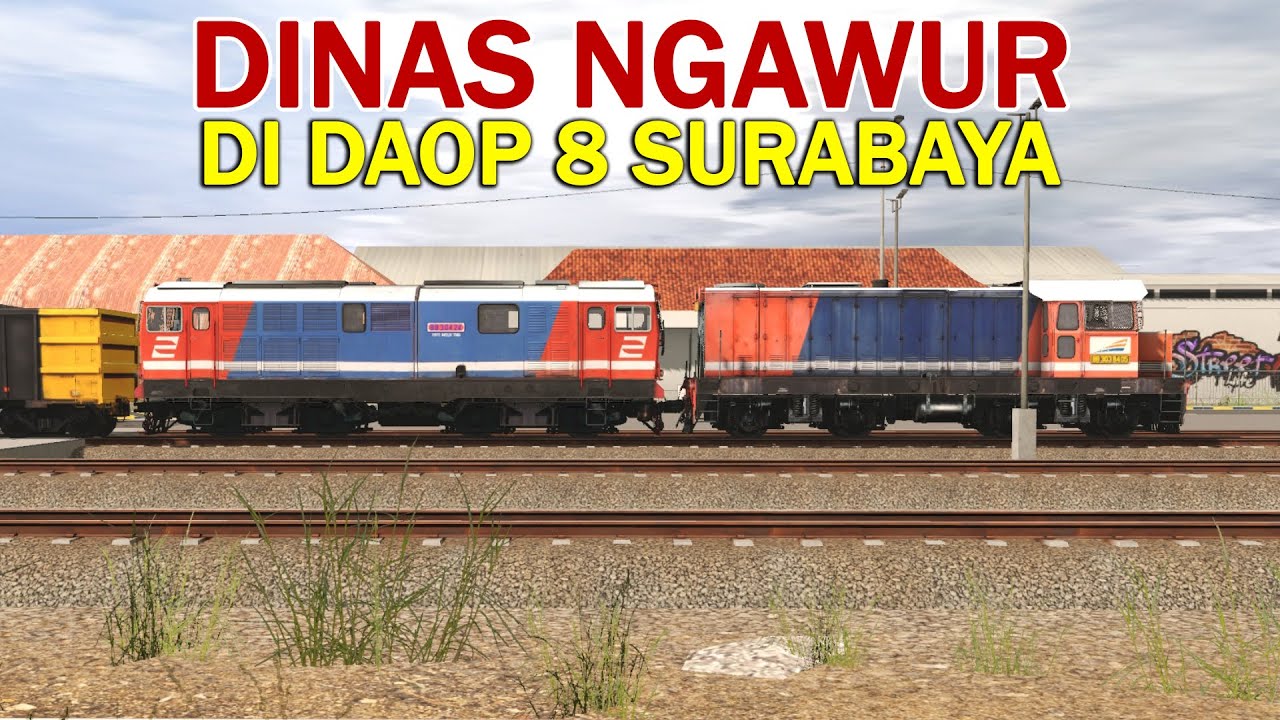 Dinas Ngawur Dari Mojokerto Ke Surabaya | Trainz Simulator Indonesia