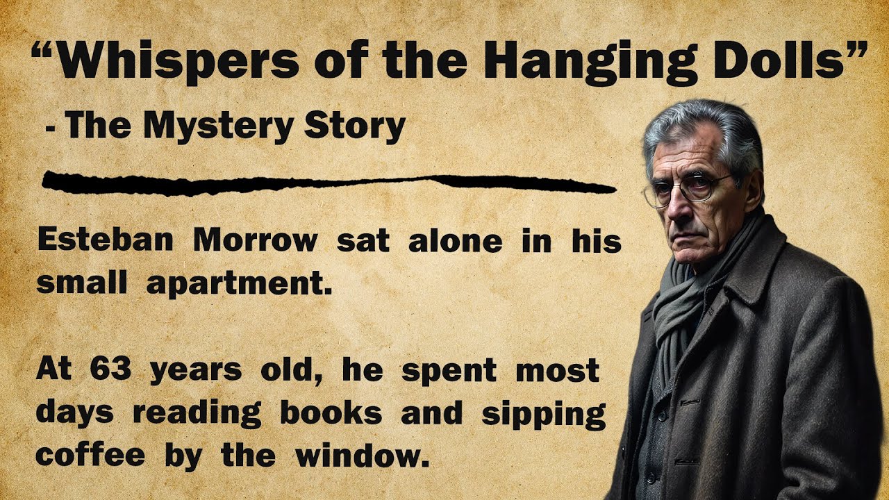 English Mystery Story for Listening: Whispers of the Hanging Dolls🕵️ | Graded Reader ✅