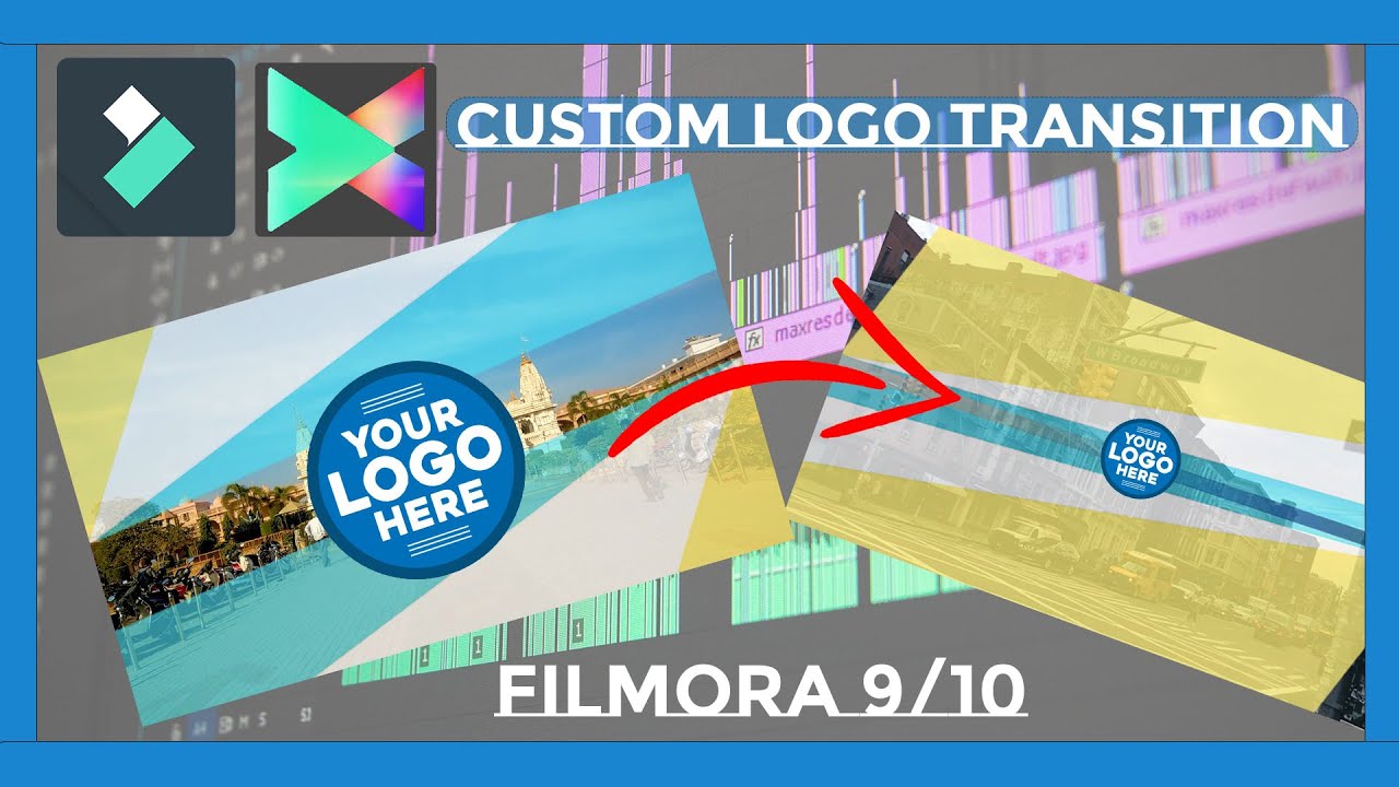 HOW TO MAKE A CUSTOM LOGO TRANSITION USING FILMORA | MAKE A STINGER TRANSITION USING FILMORA 9/10