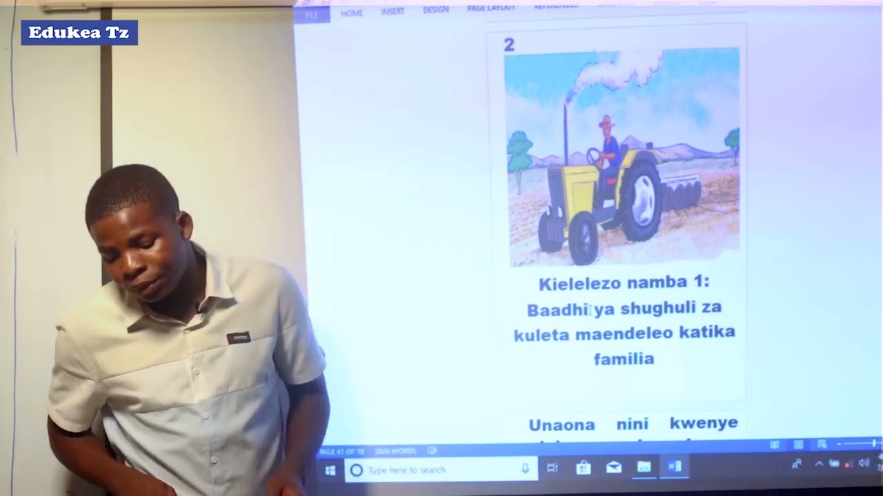 URAIA NA MAADILI DARASA LA V  KUJIJALI NA KUWAJALI WENGINE