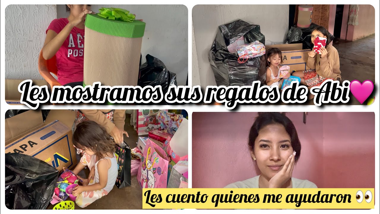 Mostrando sus regalitos de mi Niña‼️Estás personas me ayudaron 👀con su fiesta 🥳 ‼️