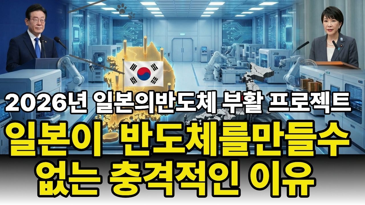 일본 반도체는 왜 망했나? 일본이 반도체 못만드는이유,그리고 2026년 일본의 반도체 부활 프로젝트 공개