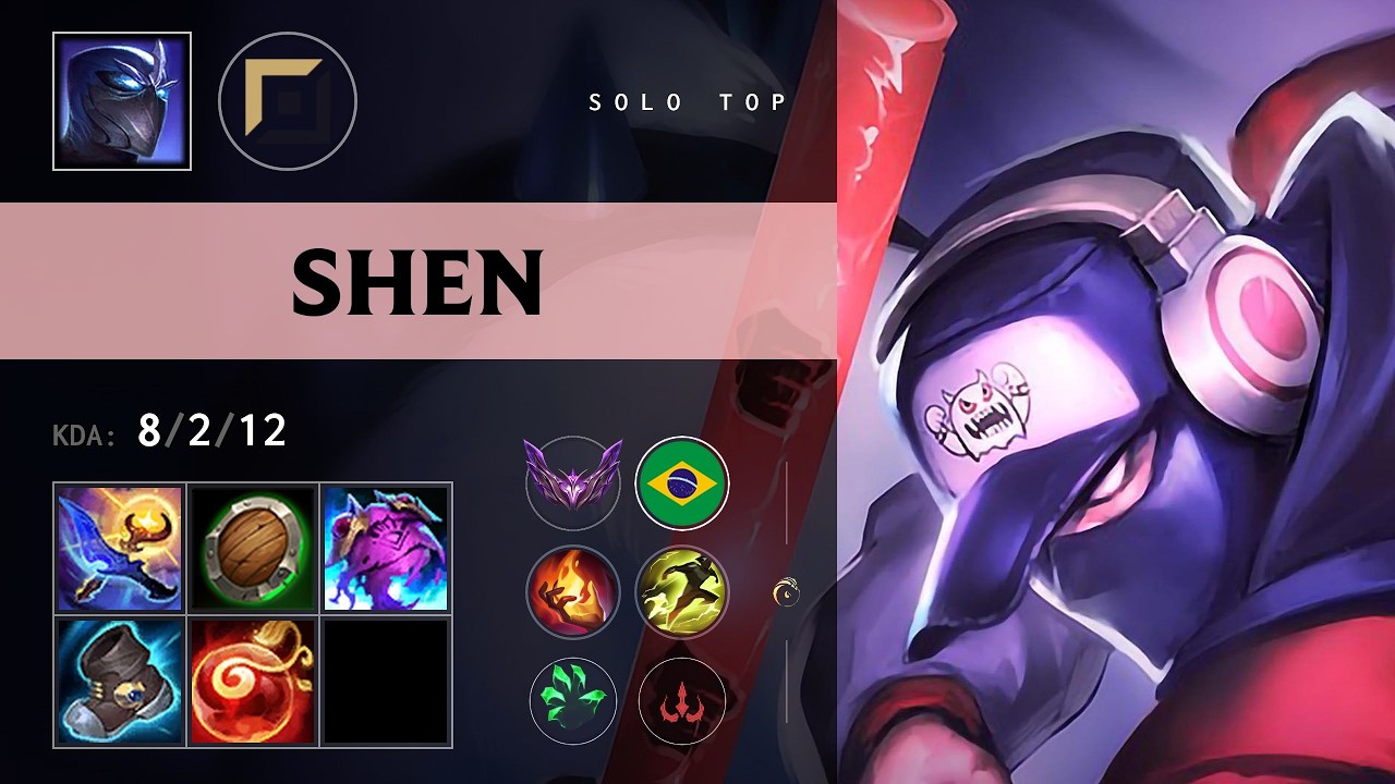 Shen Top vs Gwen - BR Master Patch 26.12