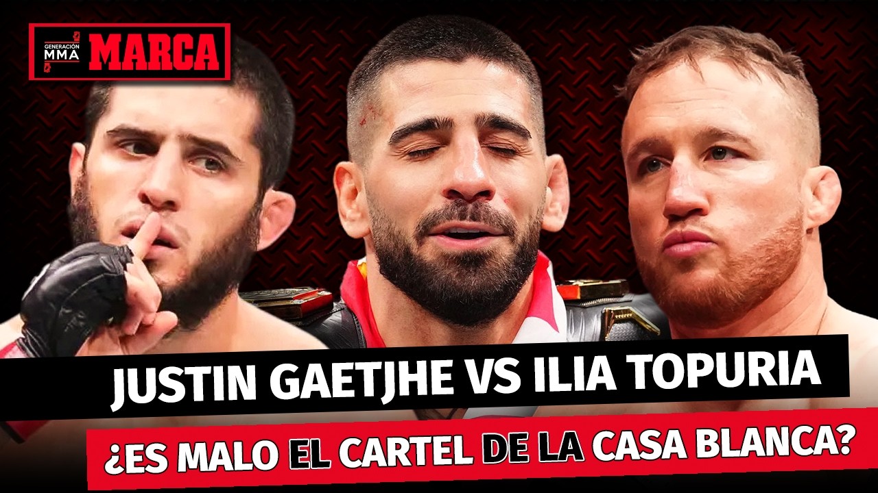 ¡BOMBAZO! MAKHACHEV vs TOPURIA era la PELEA que se CAYÓ - GAETHJE vs TOPURIA en UFC CASA BLANCA