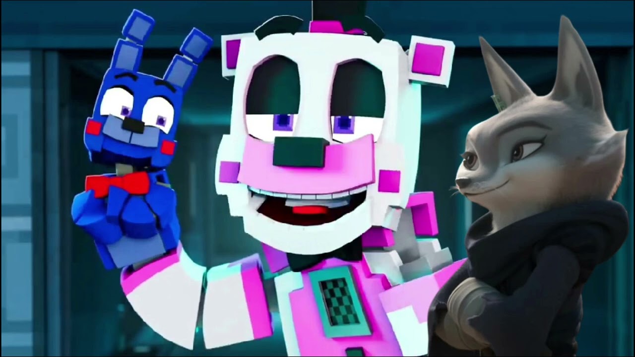 Funtime Freddy tries to attack Zhen