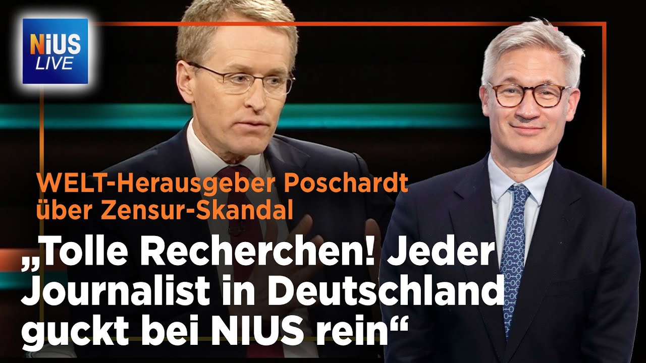„Das ist schockierend!“ – Ulf Poschardt rechnet mit Daniel Günther ab | NIUS Live vom 21.01.2026