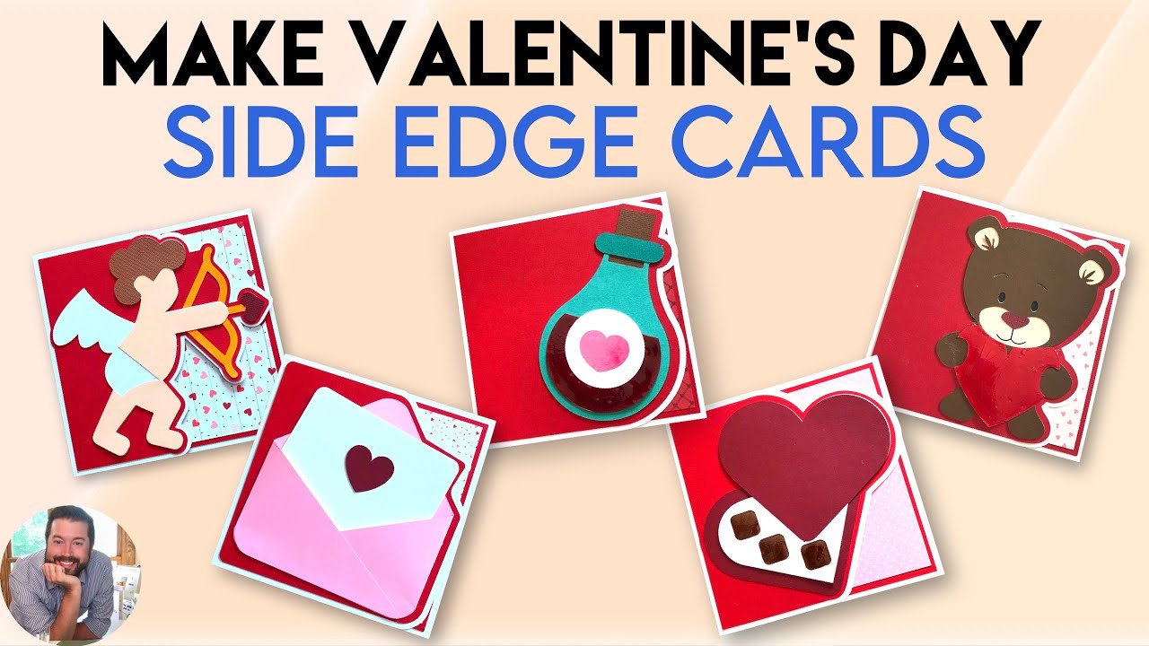 Make Valentine's Day Side Edge Cards ❤️