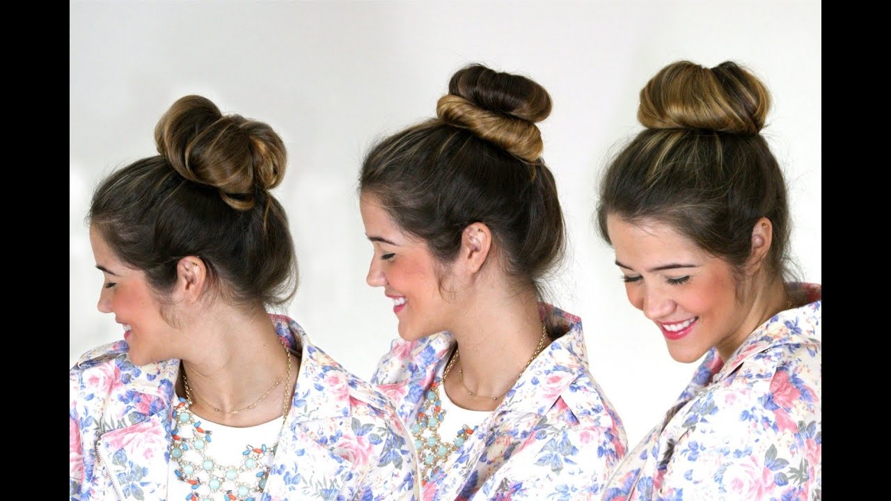 Cómo usar una donita de cabello