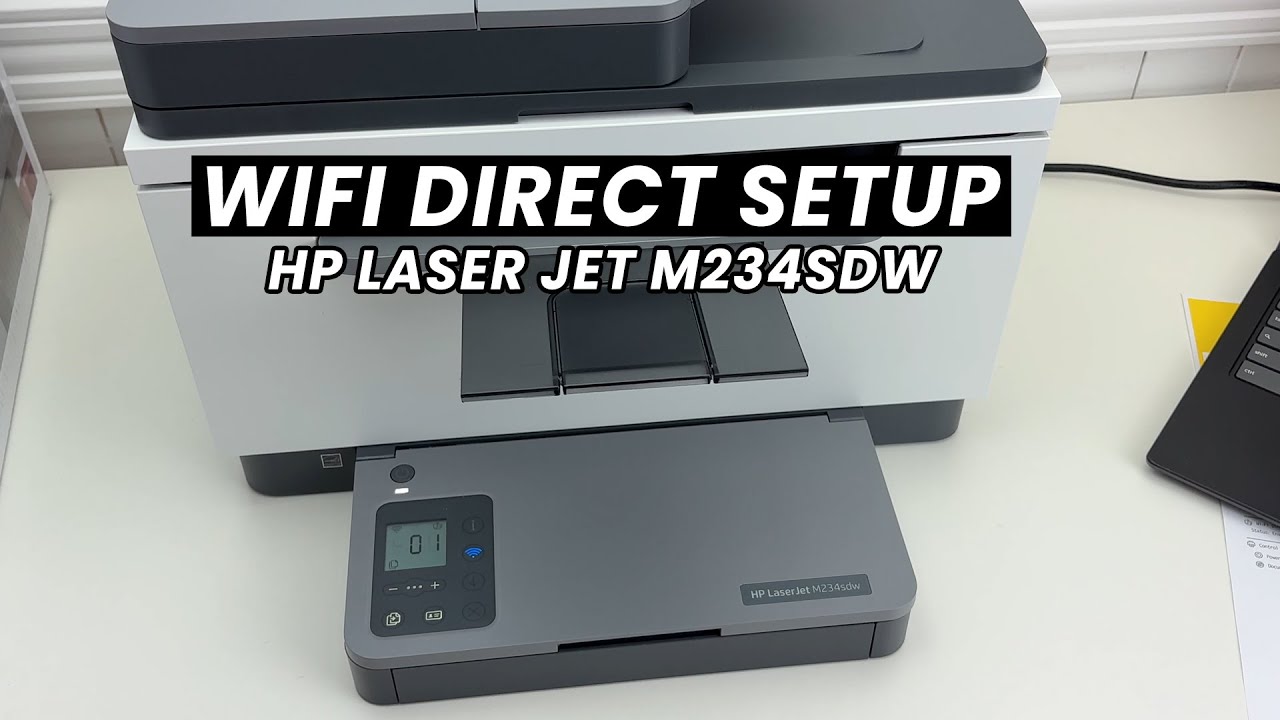 How to Setup Wi-Fi Direct on the HP LaserJet MFP M234sdw