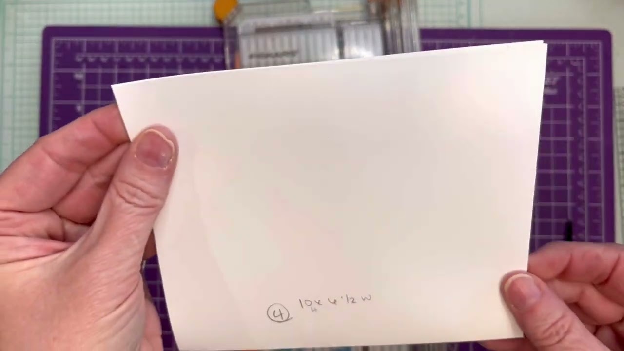 Making a mini album base - Part 1