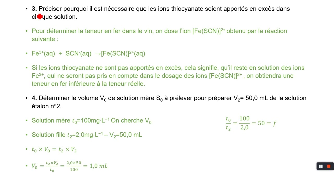 Devoir sur Analyse d'un système chimique par des méthodes physiques