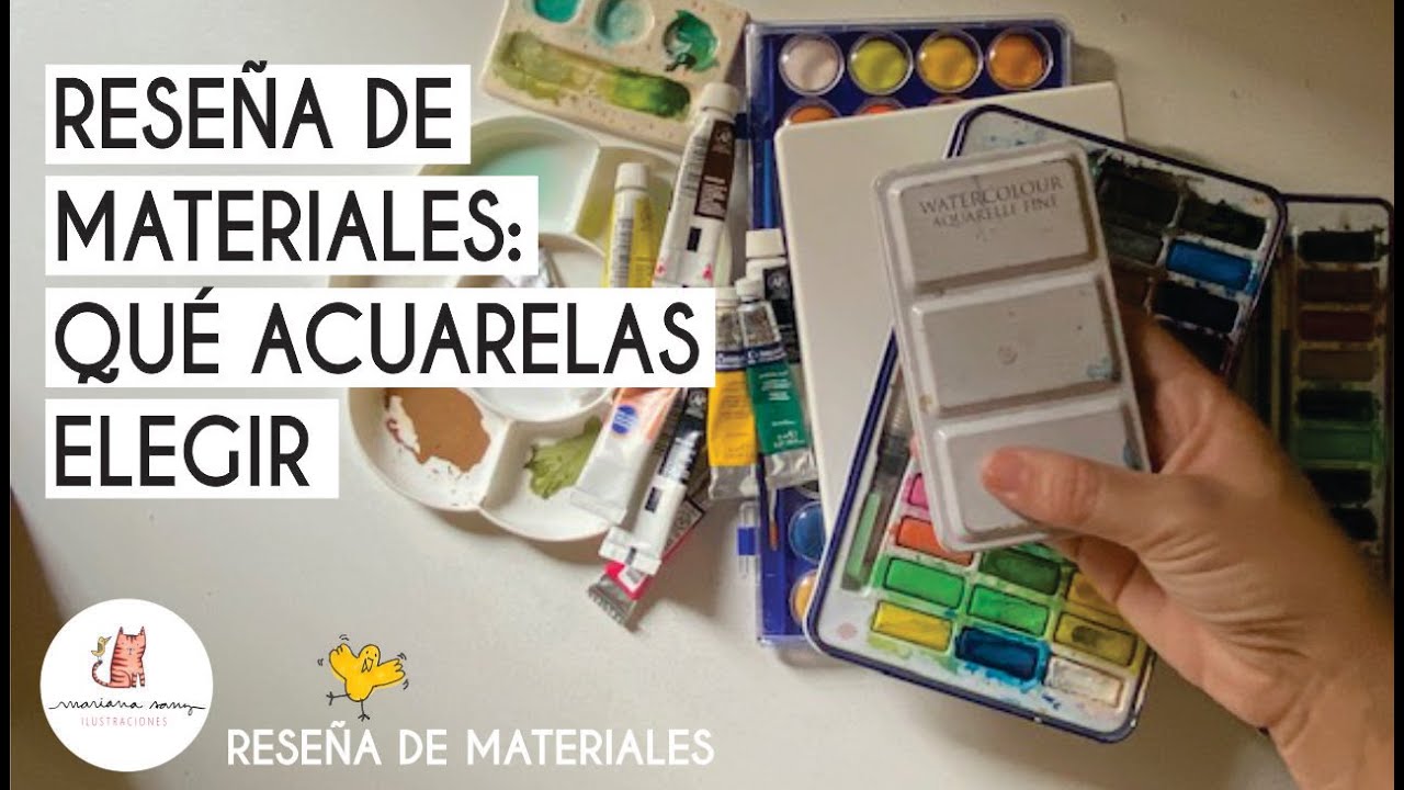 QUÉ ACUARELAS ELEGIR PARA PINTAR: CALIDADES/ DIFERENCIAS