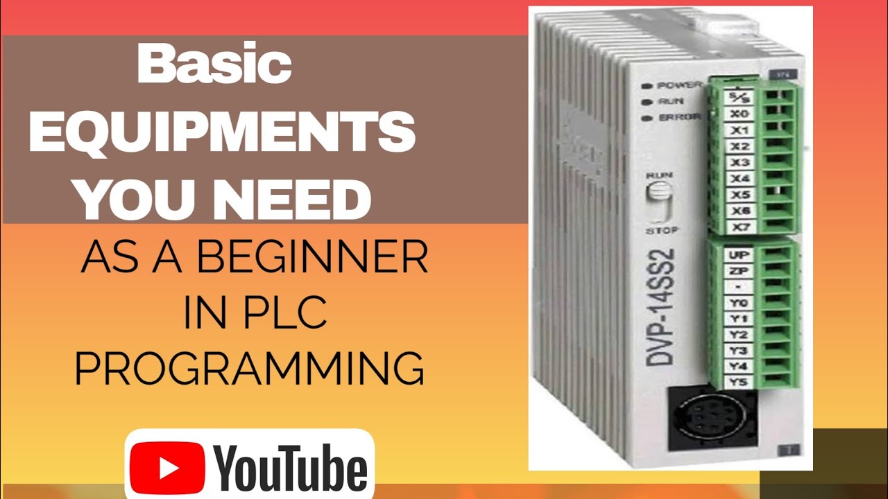 EQUIPMENTS THAT YOU MUST OWN WHEN YOU ARE A BEGINNER IN PLC PROGRAMMING: DELTA PLC:DVP-14SS2 