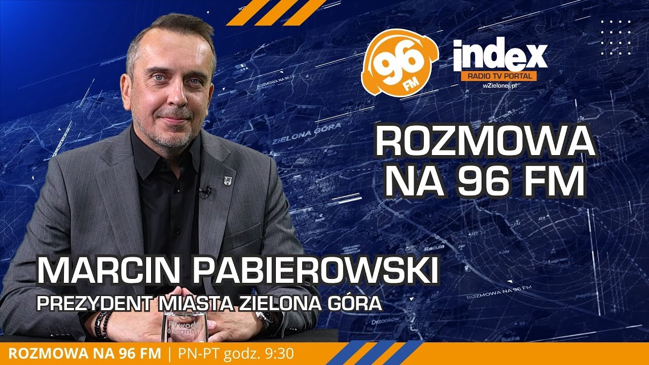 Marcin Pabierowski, prezydent Zielonej Góry w Radiu Index. Winobranie i plany miasta! 🍇