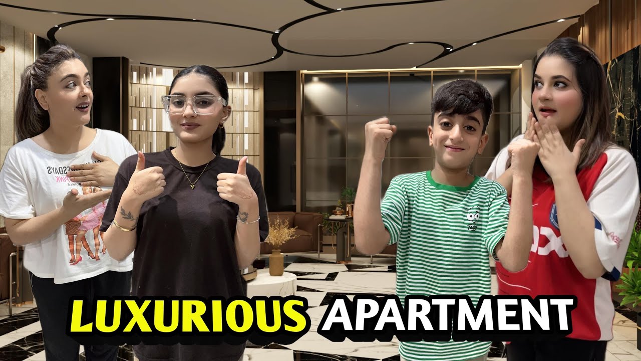 Playing hide and seek🥰 | Exploring luxurious apartment | modern kitchen design 👌 
