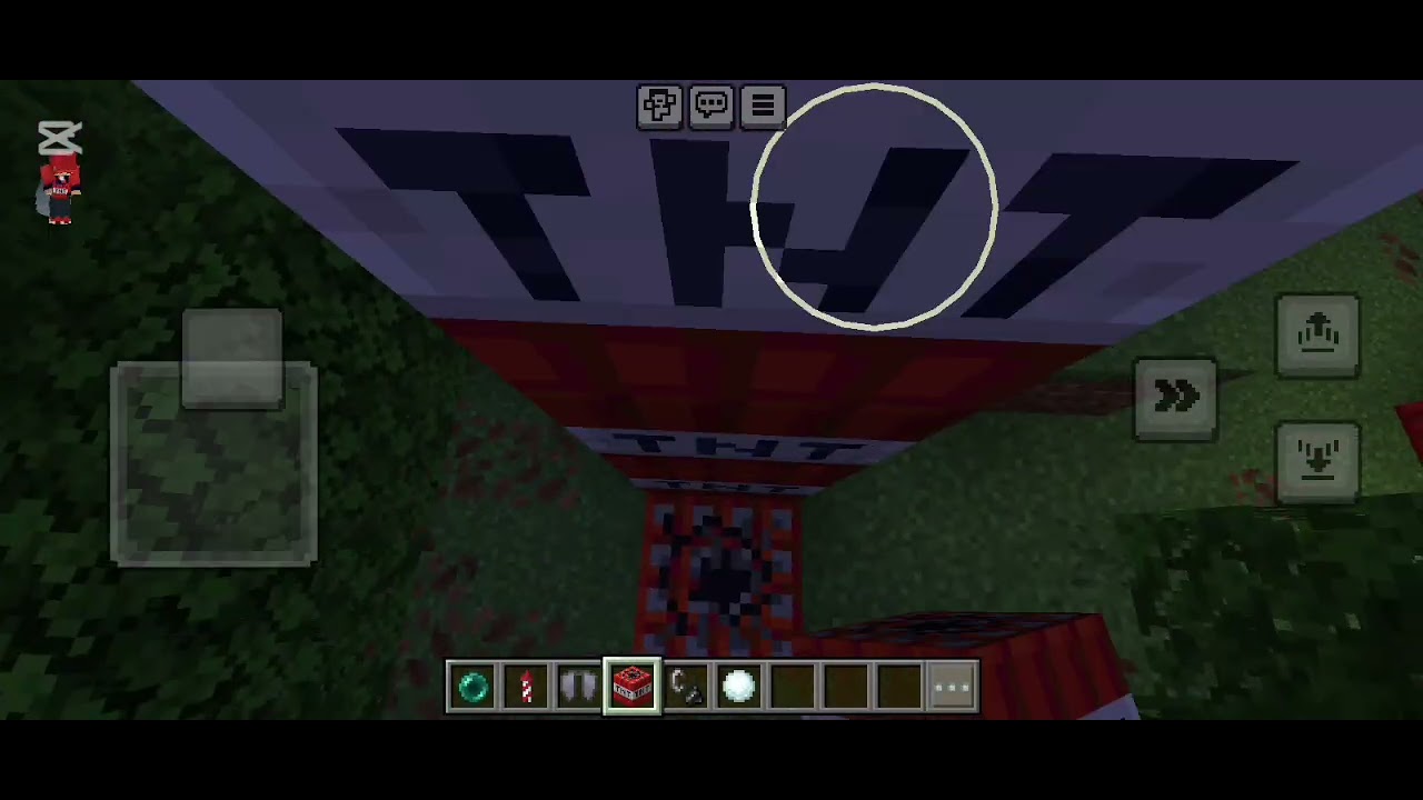 Destroying a random Minecraft village because why not