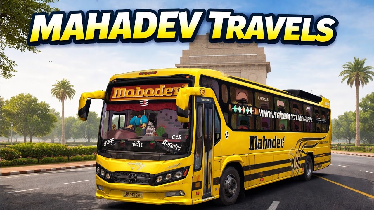 Mahadev Travels Full Tour Mode Gameplay | Bus Simulator Indonesia ##MahadevTravels#BUSSID#Bus#gaming