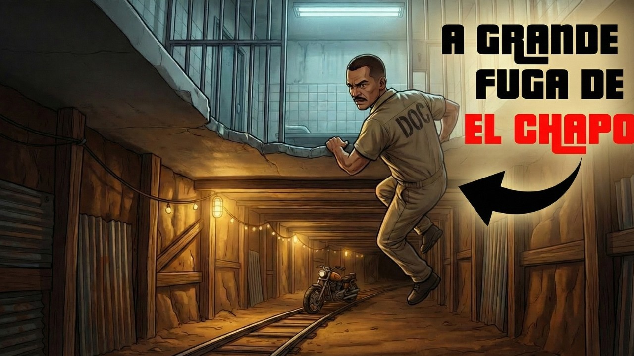 A Grande Fulga de ( El Chapó) - Fuga de 2015 – O túnel Secreto
