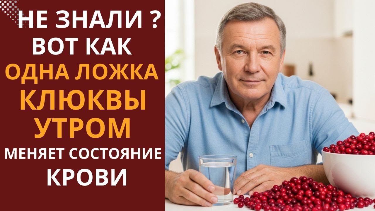 Не знали? Одна ложка клюквы меняет кровь быстрее, чем вы думаете