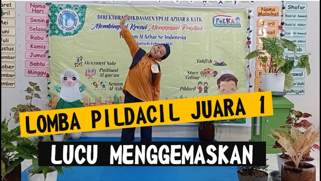 Juara 1 Pildacil Nasional - TK Al-Azhar se-Indonesia