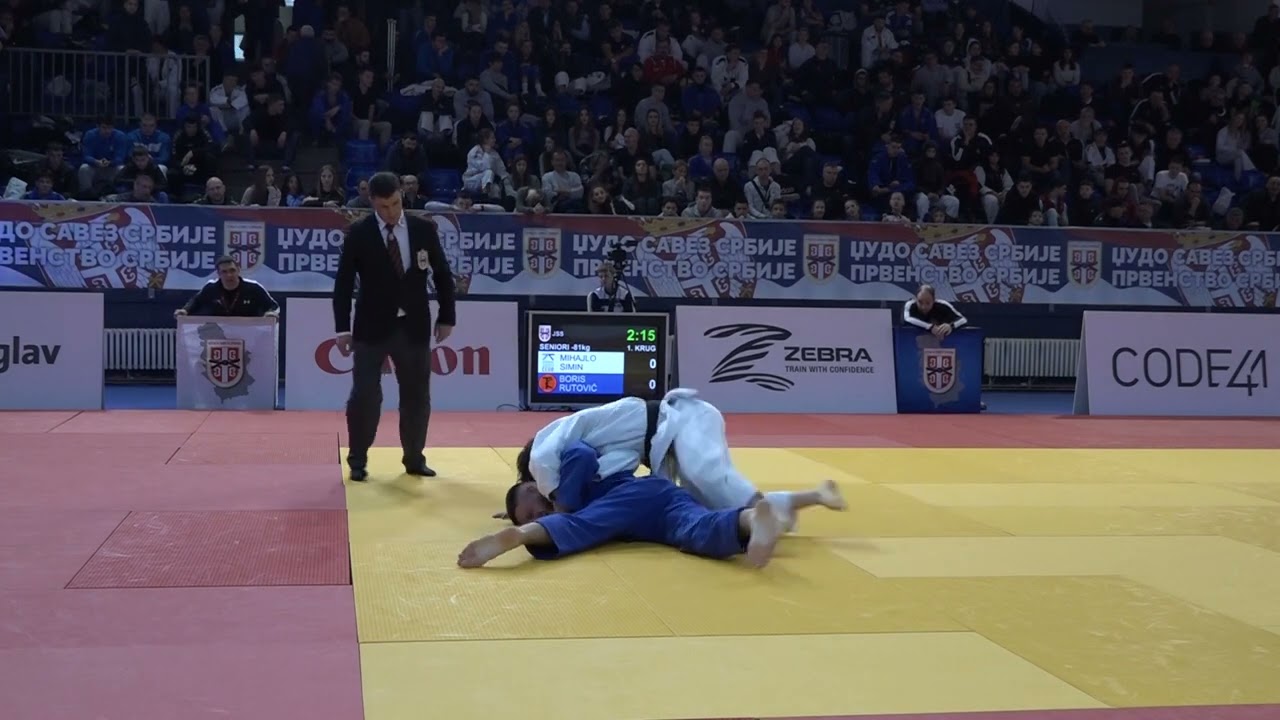 Mihajlo Simin NJK Boris Rutović TKS 0:1 -81kg #PrvenstvoSrbijeSeniori2024