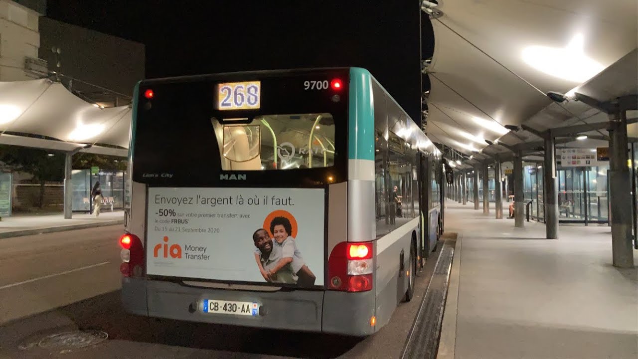 Ligne 268 — MAN NL 253 RATP BUS | 9705 KICKDOWN !!!!