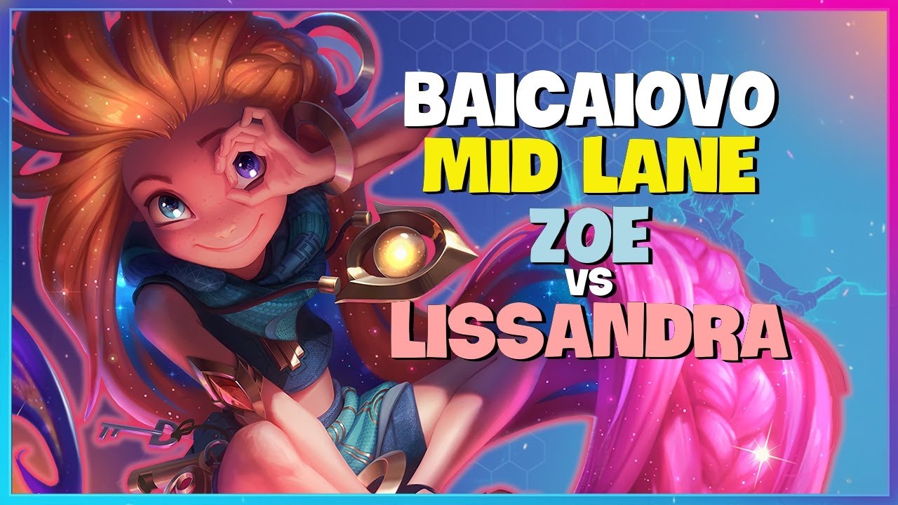 Baicaiovo Top 2 Super Server Challenger Zoe Mid Lane Outplay Showcase Engsub