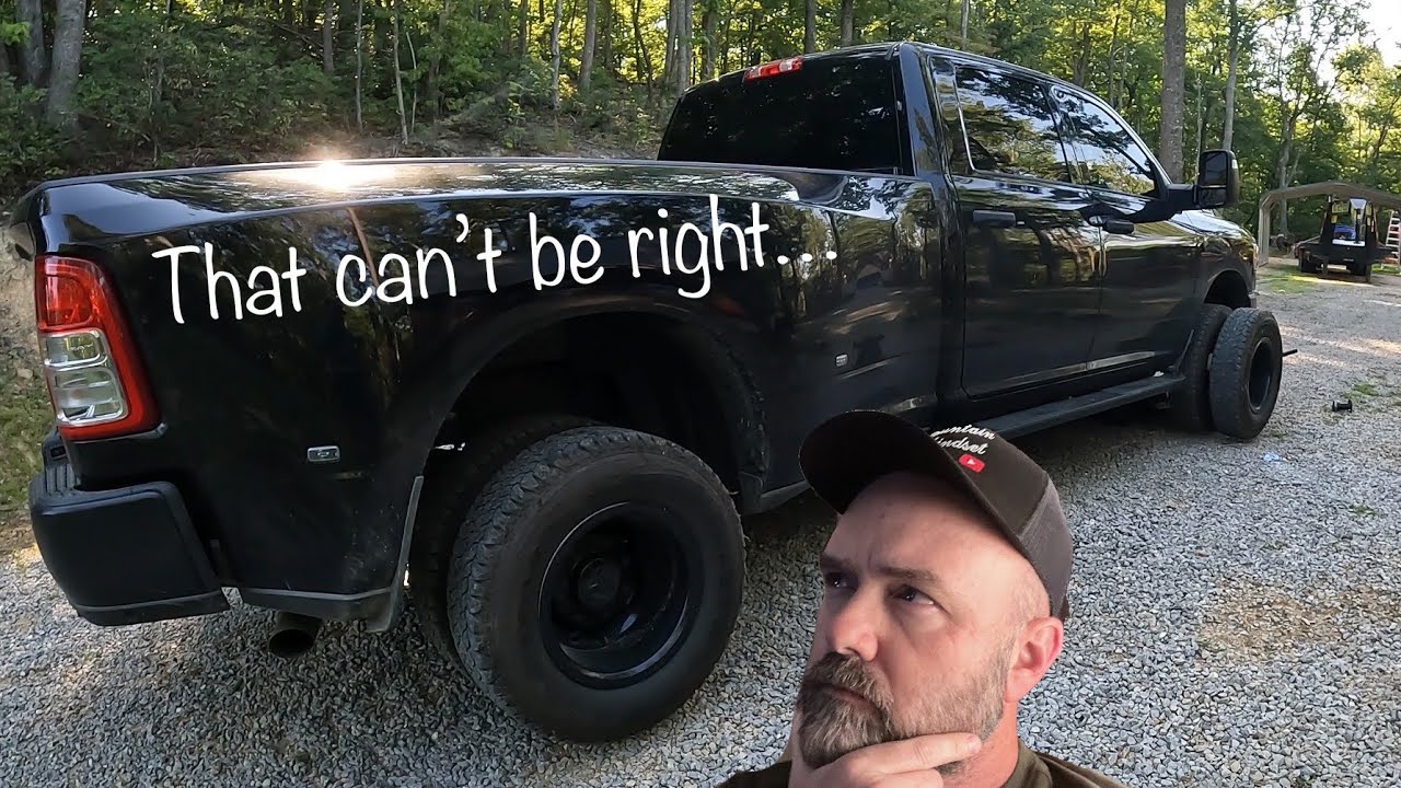 The crazy world of Ram dually tire rotation