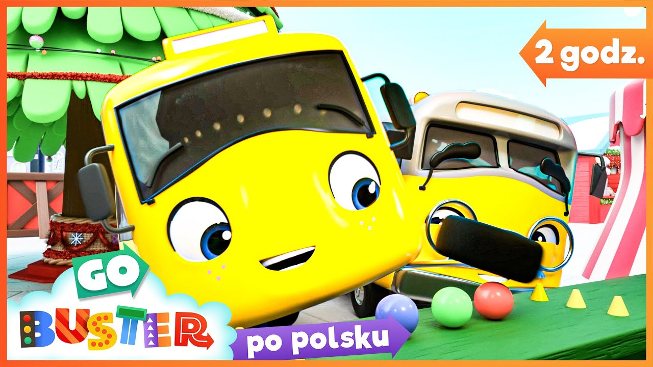 Wygrana na Bożonarodzeniowym jarmarku | Autobus Buster | Bajki dla dzieci | Go Buster po polsku