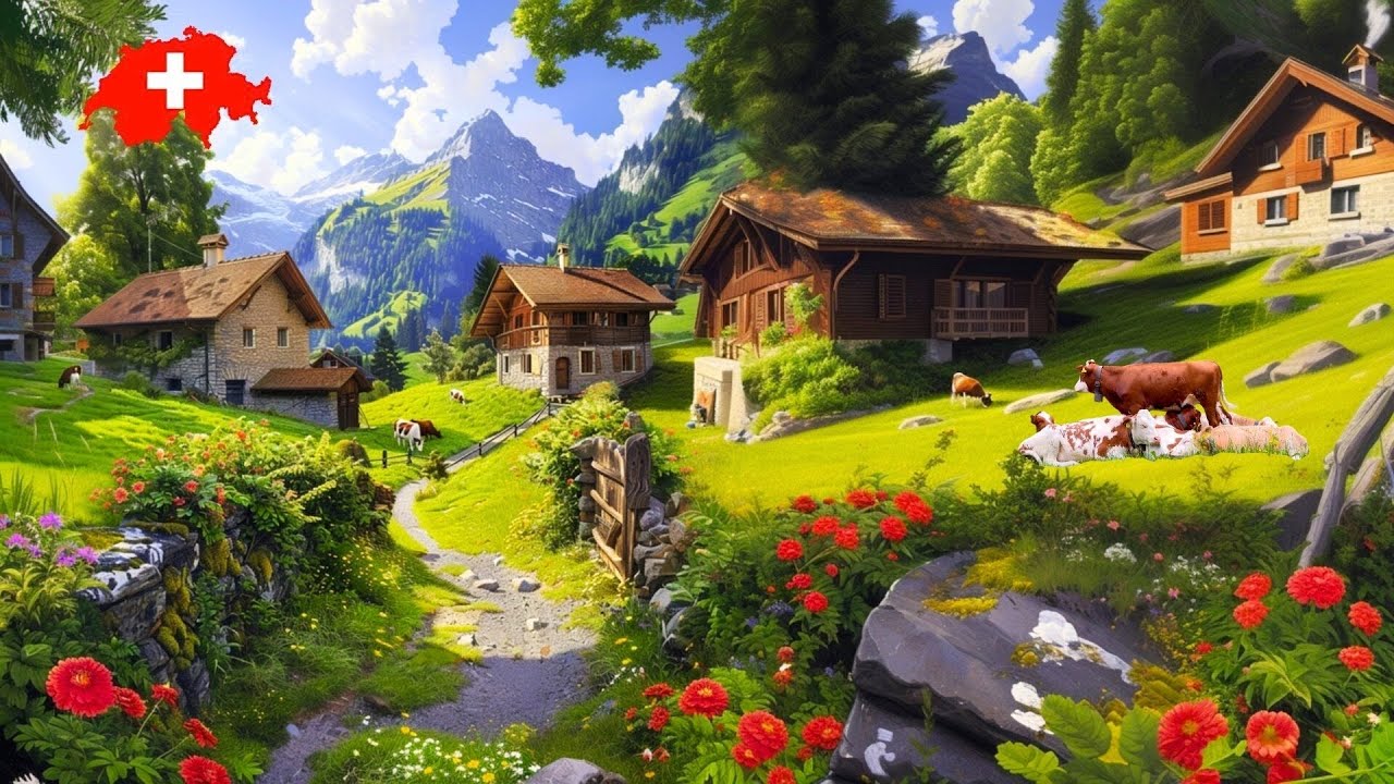 30 Most Beautiful Places to Visit in Switzerland 🇨🇭 Switzerland Village Tour: Lauterbrunnen, M&uuml;rren