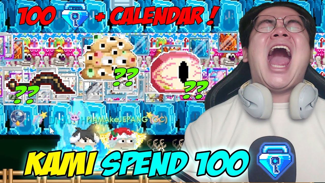SELAMAT TINGGAL 2025 ! KAMI SUDAH HABIS 100 BGL + UNTUK CALENDAR - Growtopia Indonesia
