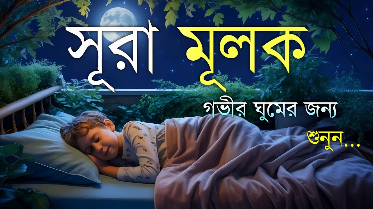 ঘুমানোর পূর্বক্ষণে এই তেলাওয়াত শুনুন সূরা মূলক খুব সুন্দর তেলাওয়াত| Surah Mulk Bangla Shamsul Haque